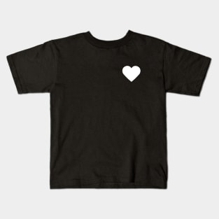 White Heart Kids T-Shirt